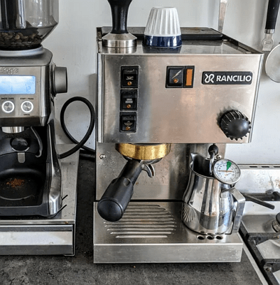 Rancilio Silvia Heimespressomaschine mit Dampflanze